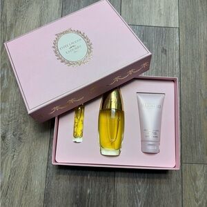 Estee Lauder Yellow and Pink Accessory Set